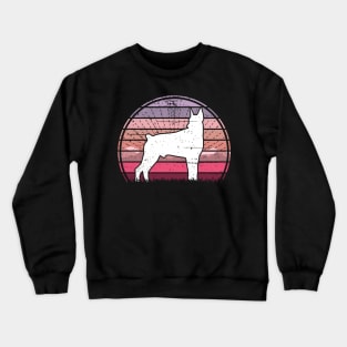 Doberman Pink Sunset Crewneck Sweatshirt